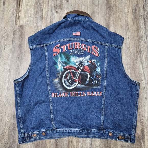 texas wear Jackets & Coats Vintage Texas Wear Denim Motorcycle Vest